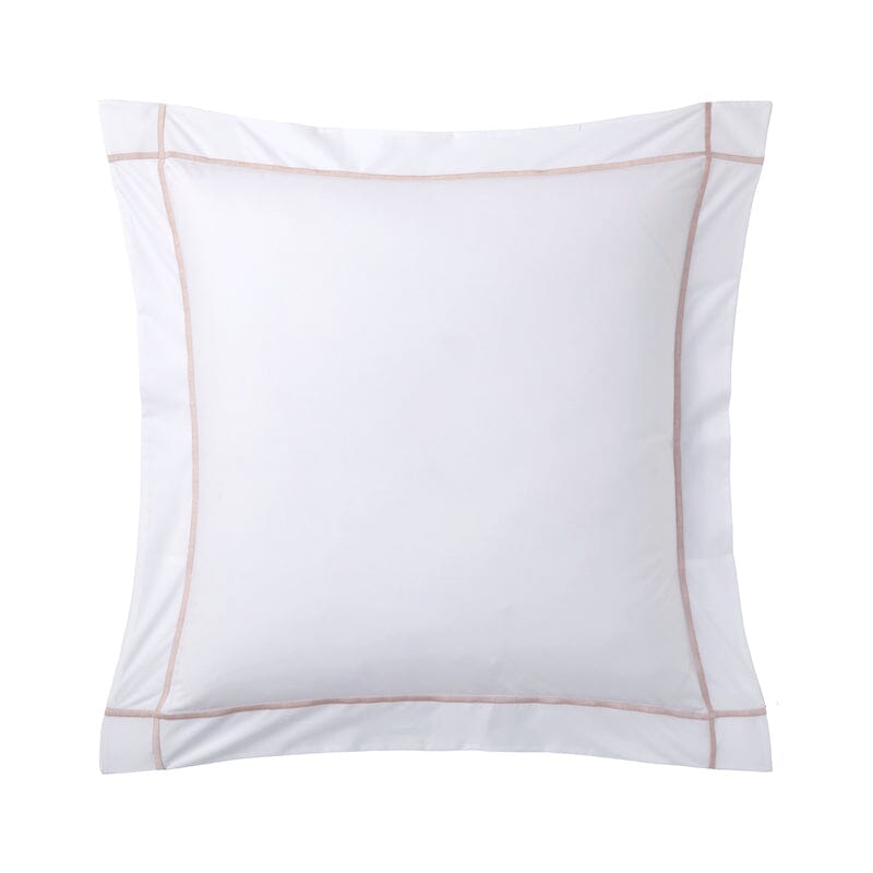 Athena European Square Sham in Poudre | Yves Delorme Organic Bed Linens - Fig Linens and Home
