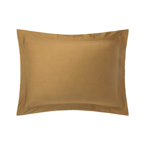 Front of Sham in Triomphe Bronze Bed Linens | Yves Delorme Bedding at Fig Linens and Home