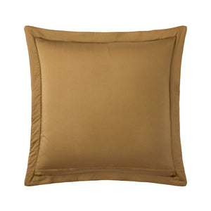 Reverse of Euro Sham in Triomphe Bronze Bed Linens | Yves Delorme Bedding at Fig Linens and Home