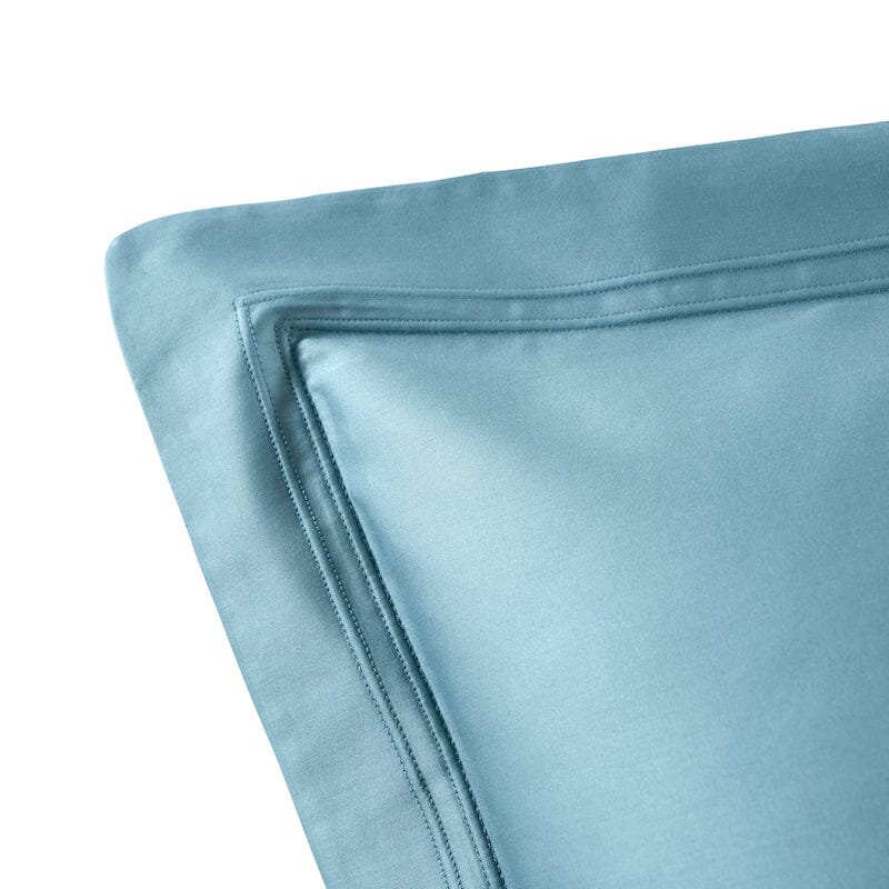 Corner of pillow sham - Bedding - Yves Delorme Triomphe Fjord at Fig Linens and Home