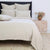 Coverlet - Pom Pom at Home Chatham Natural Cotton Matelassé at Fig Linens and Home