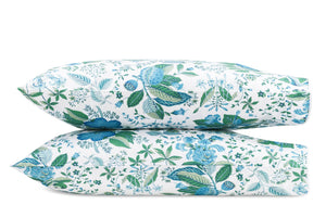 Pomegranate Sea Pillowcases | Matouk Schumacher at Fig Linens