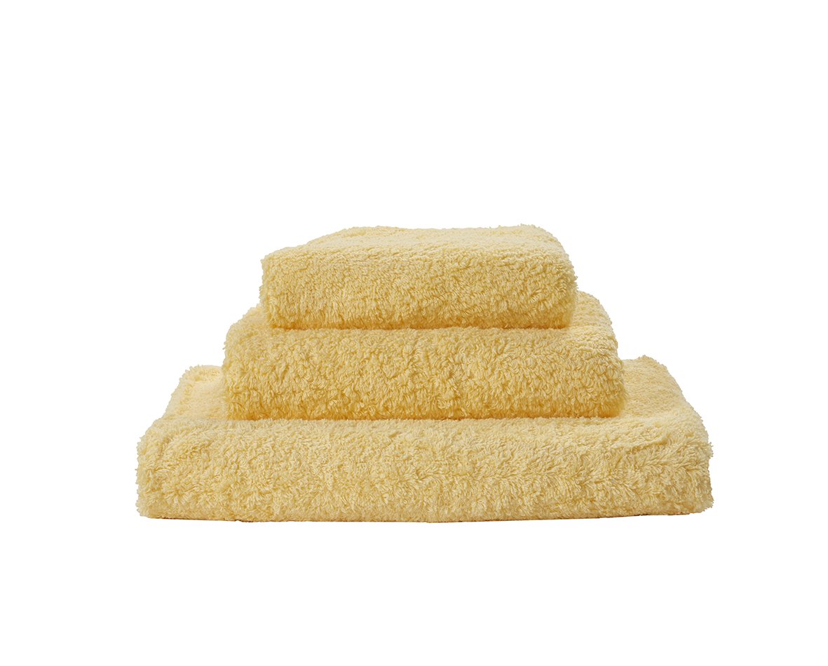 Set of Abyss Super Pile Towels in Popcorn