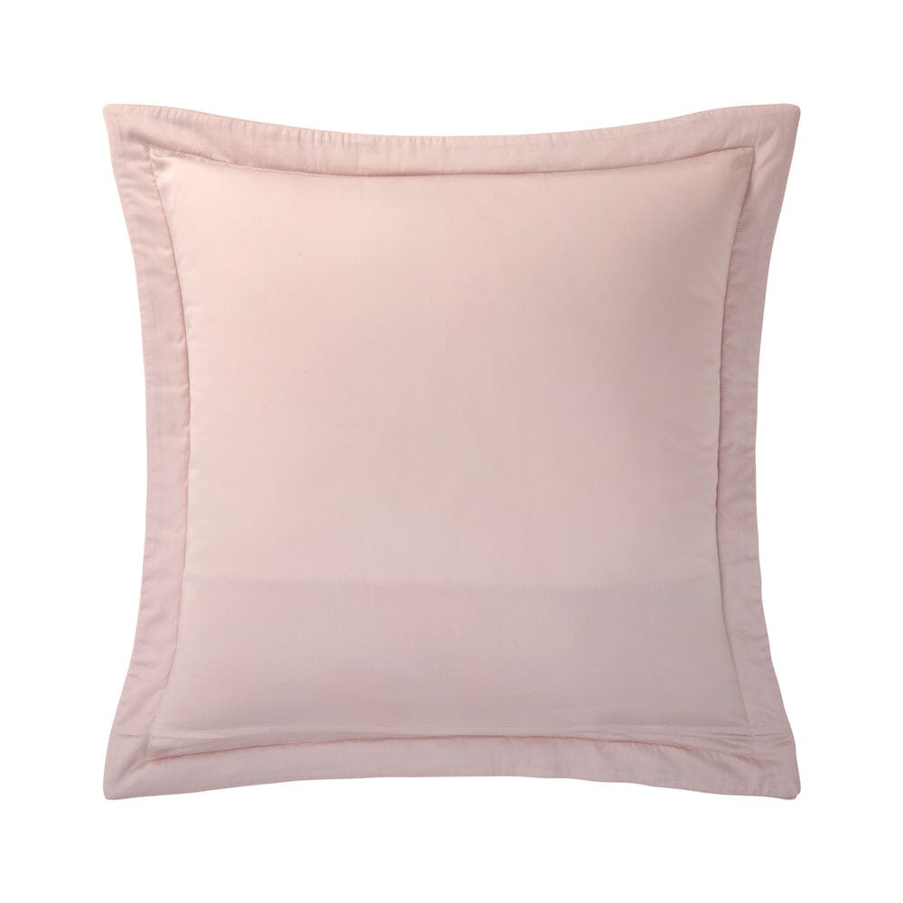 Yves Delorme Triomphe Quilt in Poudre | Solid Reverse of Euro Sham - Fig Linens and Home