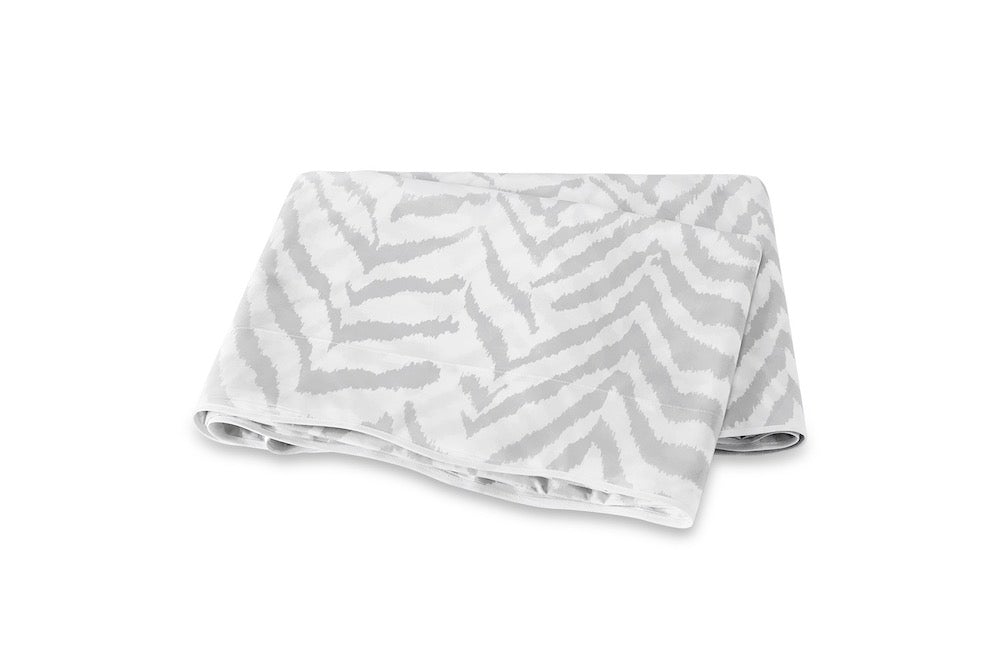 Quincy Silver Bedding Matouk Schumacher on Sale at Fig Linens FIG