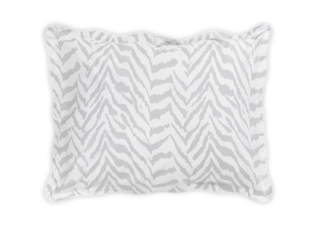 Quincy Silver Bedding Matouk Schumacher on Sale at Fig Linens FIG