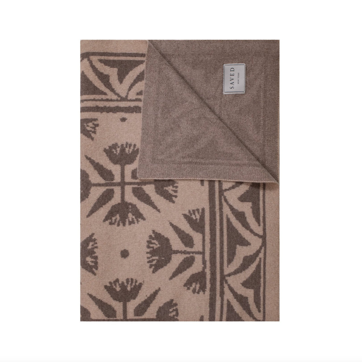 Saved New York Monaco Tan Cashmere Blankets | Fig Linens and Home