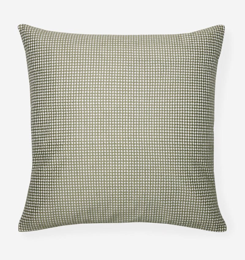Colore Kiwi Green Throw Pillow by Sferra Fine Linens - Fig Linens and Home