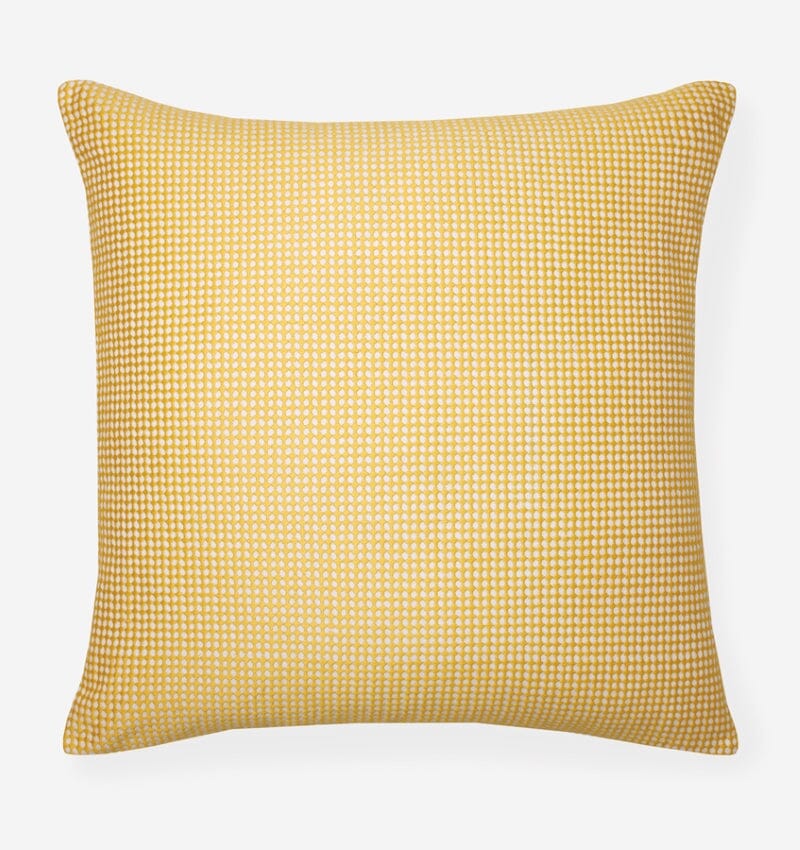 Colore Banana Yellow Pillow by Sferra Fine Linens - Fig Linens and Home