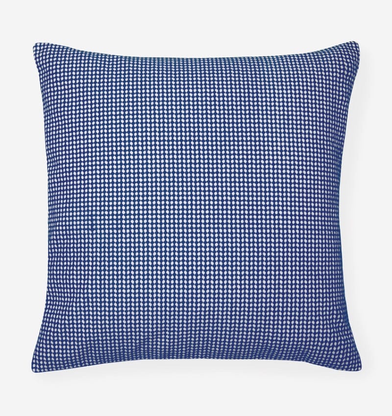 Colore Cobalt Blue Throw Pillow by Sferra Fine Linens- Fig Linens and Home