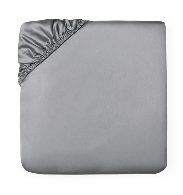 Fig Linens - Giotto Slate Bedding by Sferra - Fitted Sheet