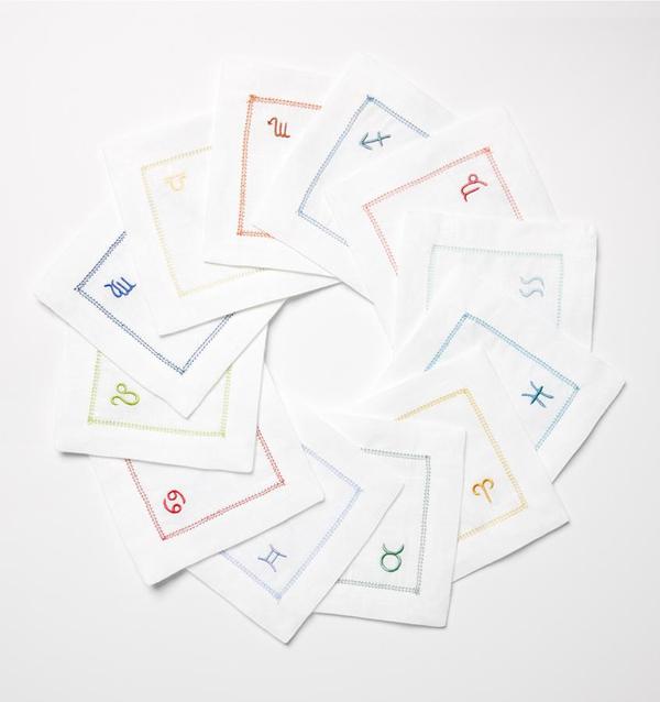 Segni Cocktail Napkins by Sferra | Fig Linens and Home