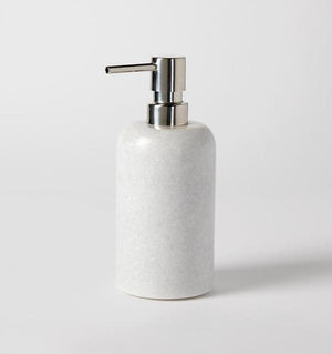 Fig Linens - Velina Marble Bath Accessories by Sferra- Soap Dispenser