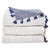 Sahati Decorative Throws in neutral colors by John Robshaw - Fig Linens 