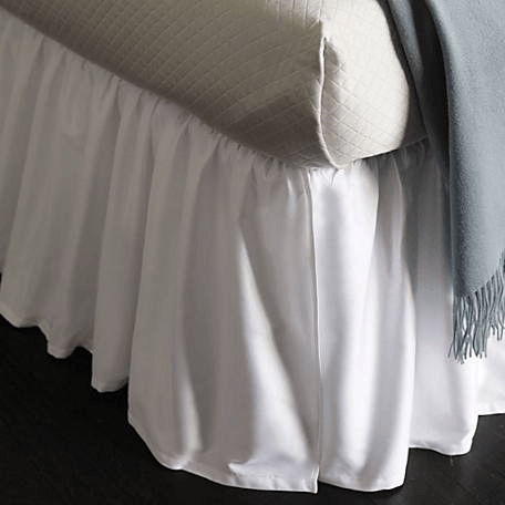 fig linens - giotto bed skirt by sferra