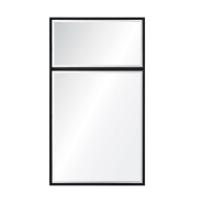 fig linens - mirror image home - contemporary mirrors - ebony trumeau mirror