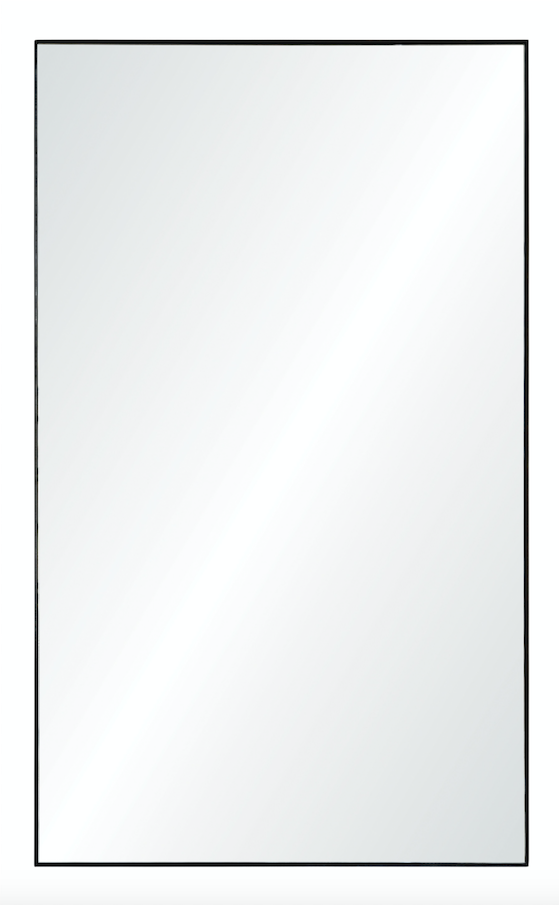 Black Nickel Wall Mirror - Large Wall Mirror  | Fig Linens