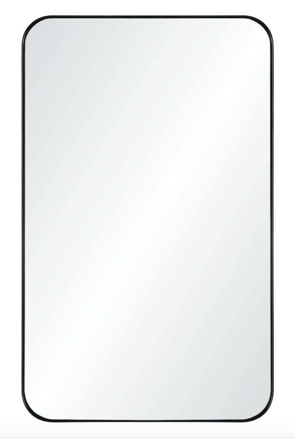 Mirror Image Home Luxury Wall Mirror - Black Nickel Wall Mirror | Fig Linens 