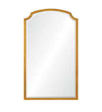 Elyses Distressed Gold Mirror by Barclay Butera
