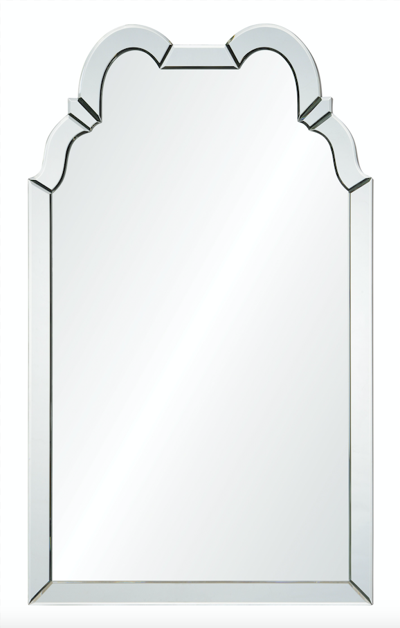 Double Hooded Wall Mirror Framed Mirror by Bunny Williams | Fig Linens