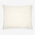 Cetara Ivory Pillow Sham in Blanket Fabric by Sferra Fine Linens