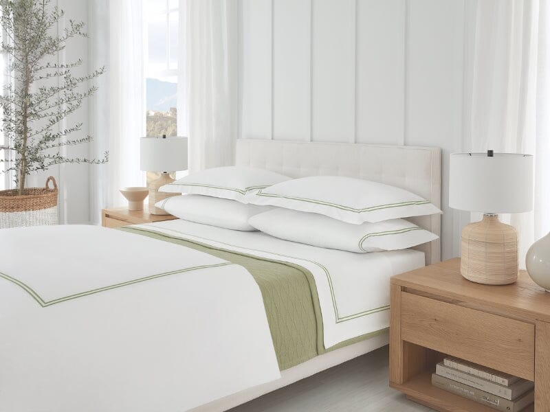 Grande Hotel Fern Bedding by Sferra Linens - Lifestyle - Fig Linens and Home