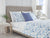 Procida Cobalt Bedding by Sferra Fine Linens - Shown with Grande Hotel