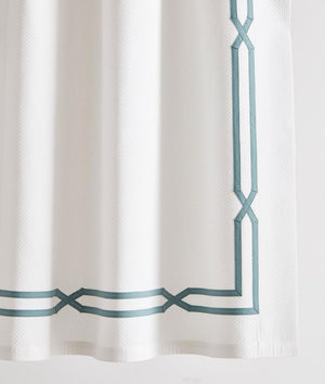 Fig Linens - Somerset Shower Curtains by Legacy Home -Shelby Shower curtain