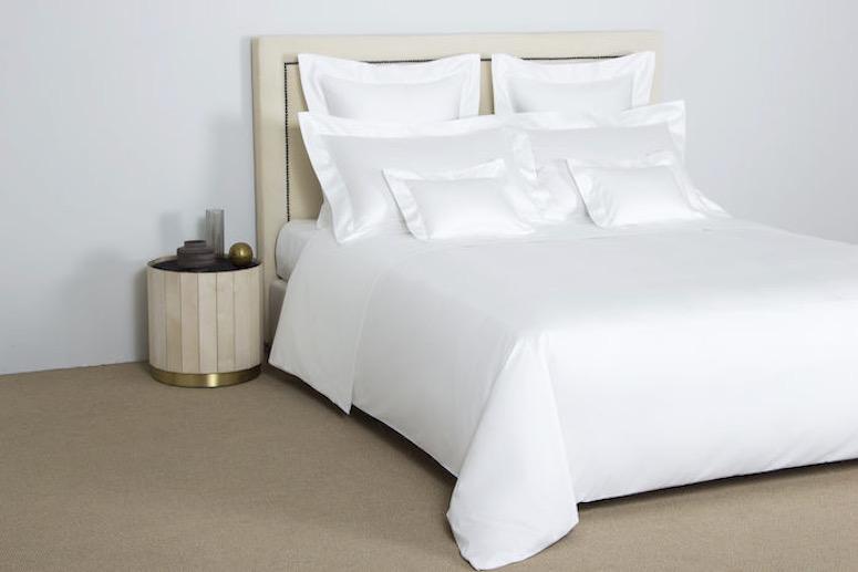 Frette Single Ajour White Bedding | Fig Linens