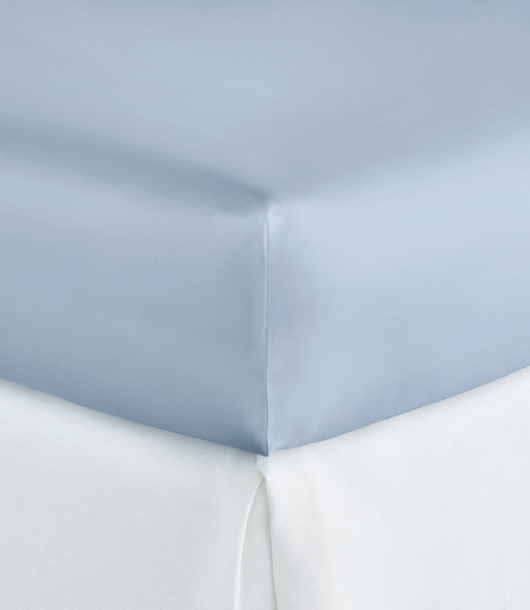 Fitted Sheet - Soprano Blue Bedding - Peacock Alley at Fig Linens and Home