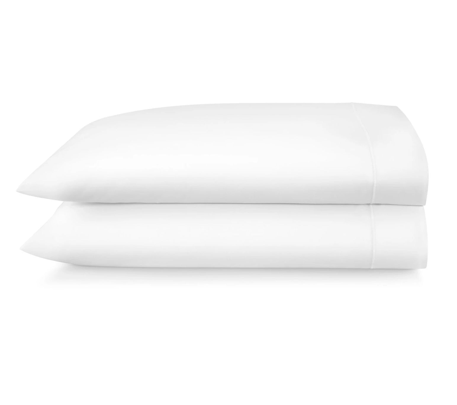 Peacock Alley Soprano White Pillowcases from Fig Linens and Home
