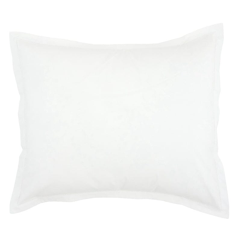 Traditions Linens - Standard Cotton Bedding by TL at Home in White Pillowcase - Fig Linens and Home