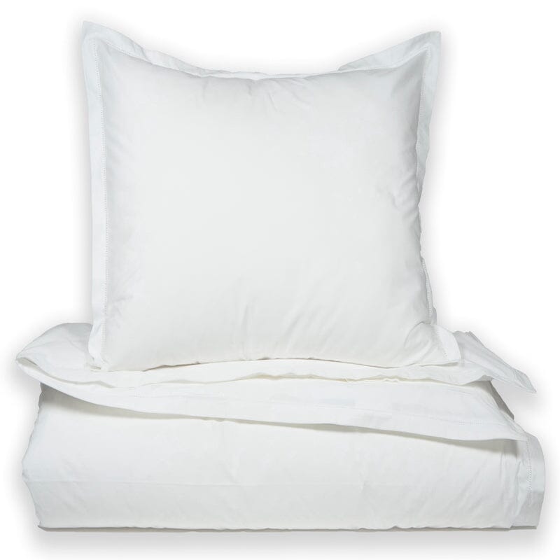 Traditions Linens - Standard Cotton Bedding by TL at Home Folded White - Fig Linens and Home