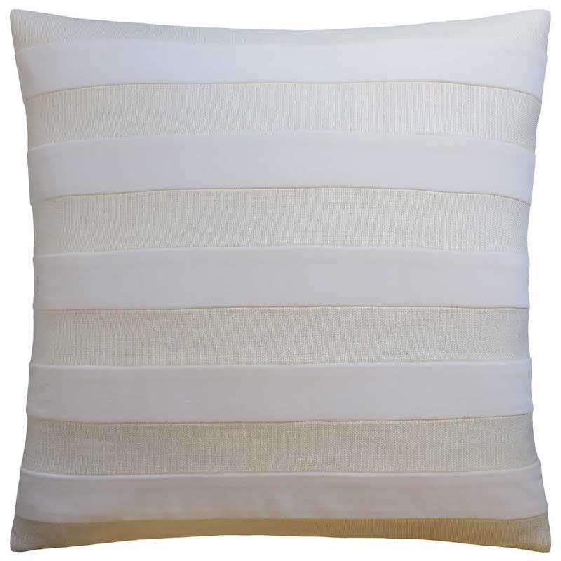 Ryan Studio - Parker Stripe Ivory Throw Pillow - Fig Linens and Home