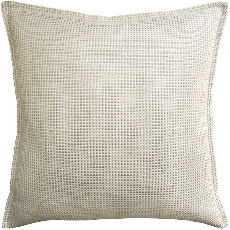 Kumano Weave Ivory &amp; Linen Throw Pillow | Fig Linens at Ryan Studio
