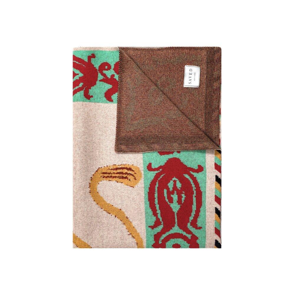 Fig Linens - Tiger Tapestry Cashmere Blankets by Saved NY 
