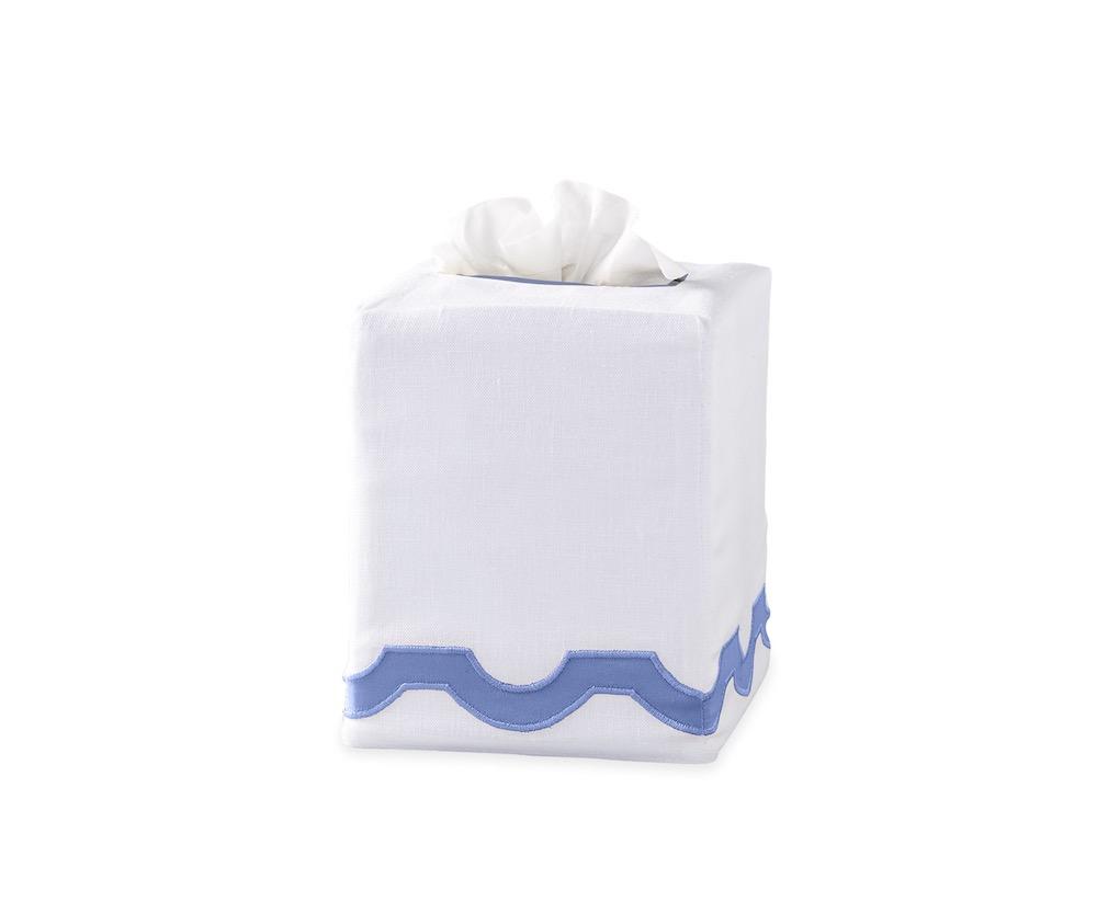 Mirasol Azure Tissue Cover | Matouk Bathroom Accessories