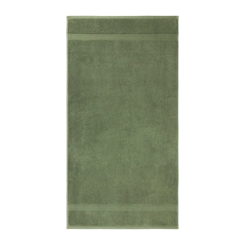 Loft Cool Green Towels by Hugo Boss Home - Bath Sheet - Fig Linens and Home