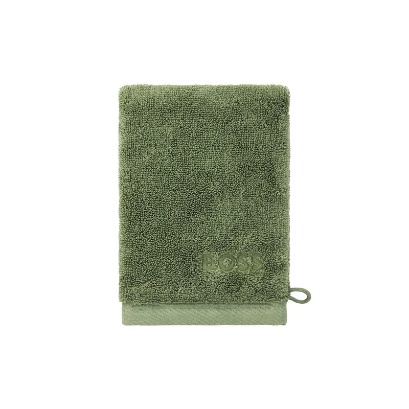 Loft Cool Green Towels by Hugo Boss Home - Guest Towel - Fig Linens and Home