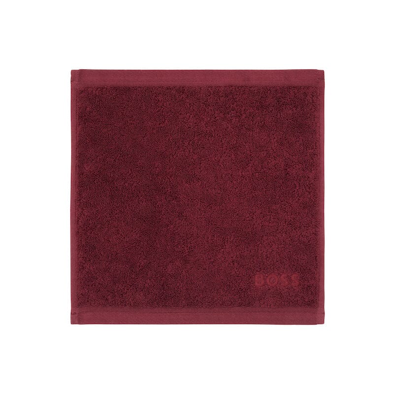 Loft Rumba Bath Towels by Hugo Boss Home - Washcloth - Fig Linens and Home