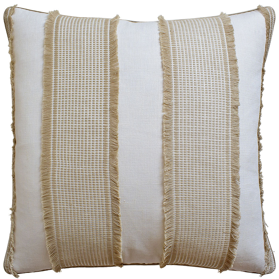 Tulum Natural Throw Pillow by Ryan Studio - Fig Linens and Home