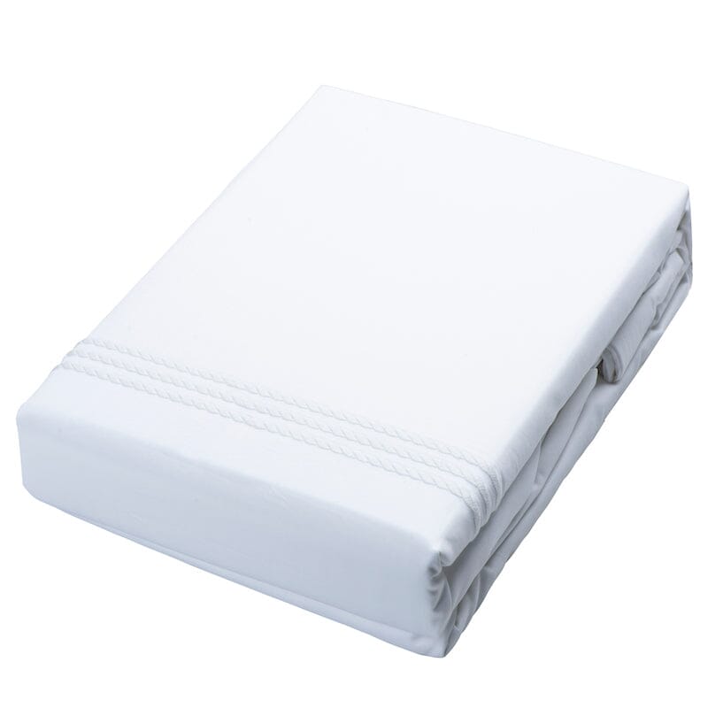Windsor Duvet Cover in White - Downright Bedding at Fig Linens and Home