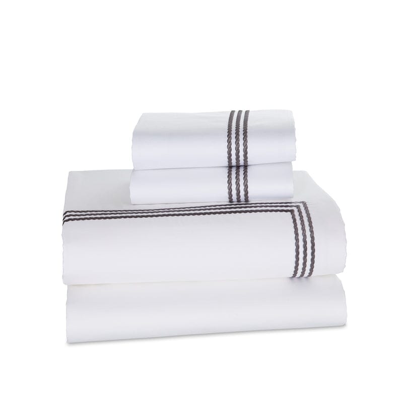 Sheet Set - Windsor Grey Sheets - Downright Bedding at Fig Linens and Home
