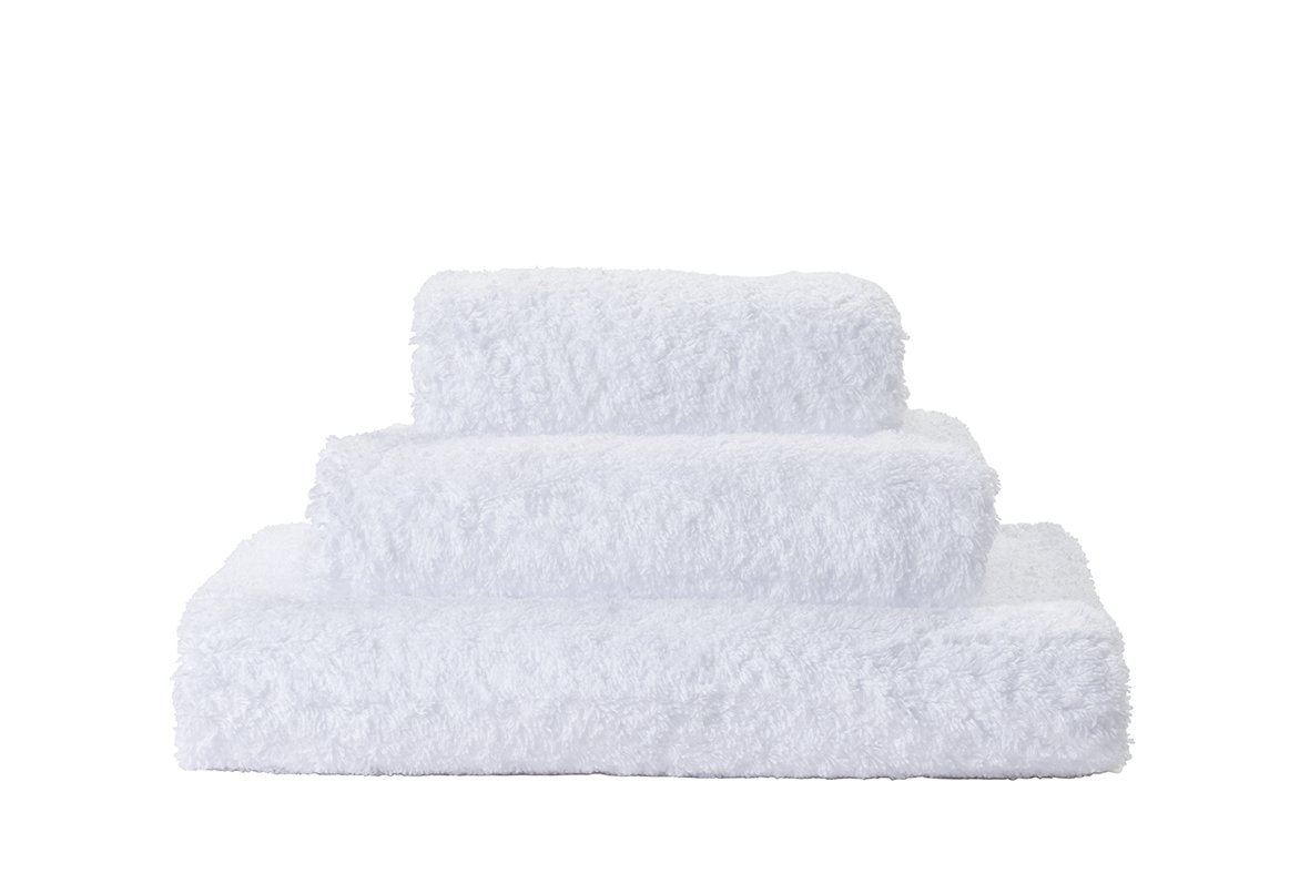 Abyss Super Pile White Towels - Fig Linens