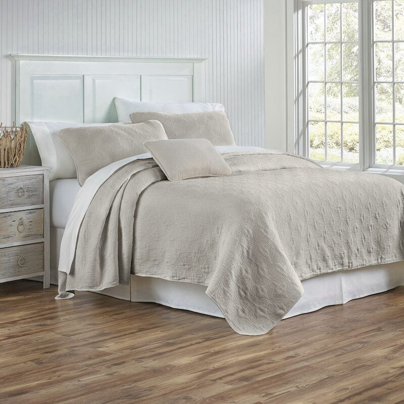 Traditions Linens - Whitney coverlets in White by TL at Home - Fig Linens and Home