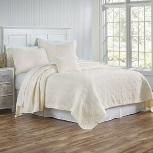 Traditions Linens - Whitney coverlets in Ivory by TL at Home - Fig Linens and Home