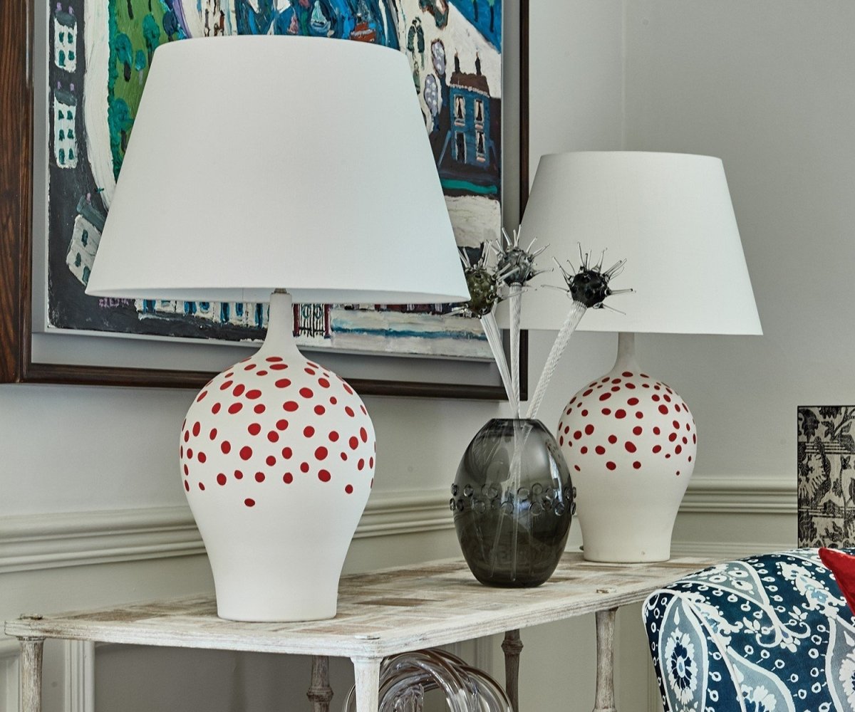 Angelica Rouge Table Lamp by William Yeoward | Fig Linens