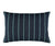 William Yeoward Alicia Peacock Decorative Pillow Reverse to Smaller Stripe