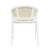 Aero White Cane Back Dining Chair by Worlds Away - Back - Fig Linens and Home