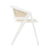 Aero White Cane Back Dining Chair by Worlds Away - Side - Fig Linens and Home